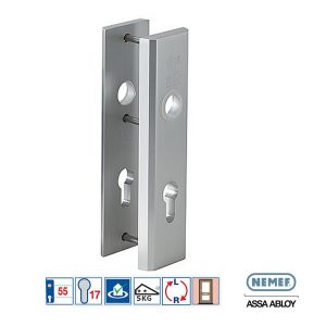 Nemef 3406 Veiligheidsbeslag kortschild PC55 mm SKG**