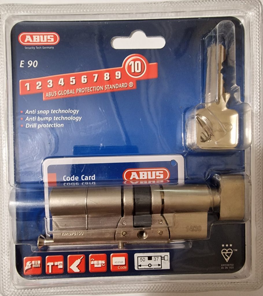 ABUS EC550 profielknopcilinder lengte Z40/K30 mm met 5 sleutels